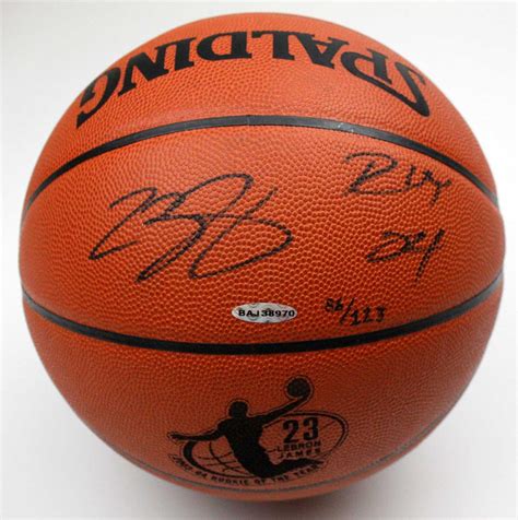 Lot Detail - LeBron James Autographed UDA Basketball