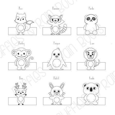 Finger Puppet Printable