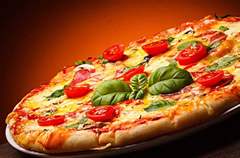 Pizza aux ingrédients frais