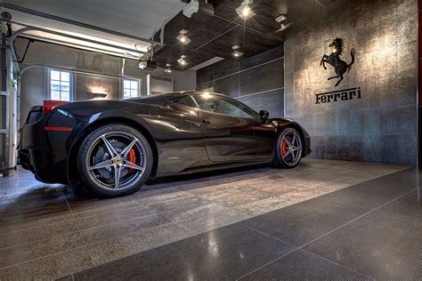 ferrari home garage