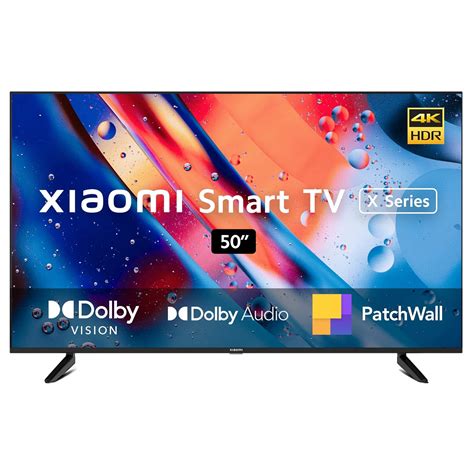 MI Xiaomi 125 cm (50 inches) X Series 4K Ultra HD Smart Android LED TV ...