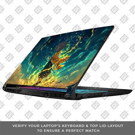 Zenitsu Thunder God MSI Katana 15 B13V Laptop Skin