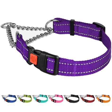 Buy CollarDirect Reflective Martingale Collars for Dogs Training Chain ...