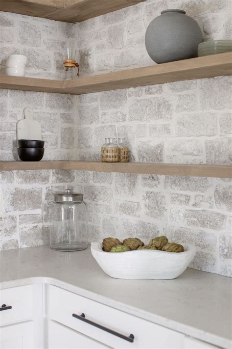 How to diy a faux brick kitchen backsplash – Artofit