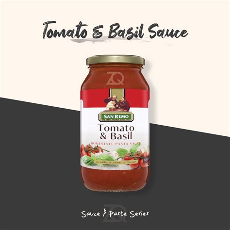 SAN REMO Tomato & Basil Homestyle Pasta Sauce 500g | Shopee Philippines