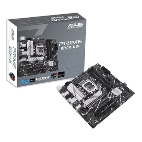 Motherboard Asus Prime B760m-a D4 1700 13va Gen Ddr4 - Precio-Calidad ...