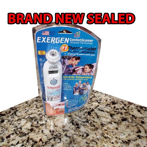 EXERGEN Comfort Scanner Temporal Thermometer TAT-2000C NEW SEALED