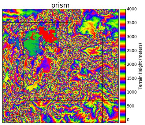 Python True Color Map 的图像结果