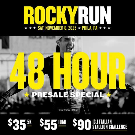 Rocky Run | Get ready! The 2025 PRESALE SPECIAL starts today at 12:00 p ...