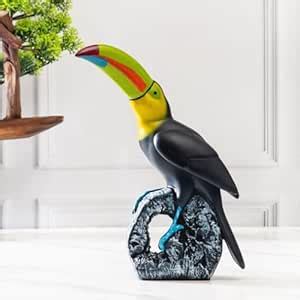 SMOKEY COCKTAIL Toucan Tropican Bird Decor | Parrot Sculpture Bird ...