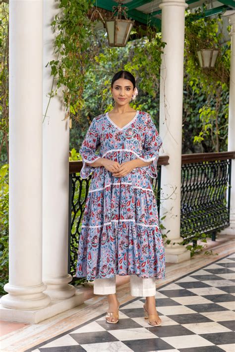 Buy Handblock Printed Kurta Sets Online | Naseebo