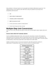 Image result for Two-Step Unit Conversions