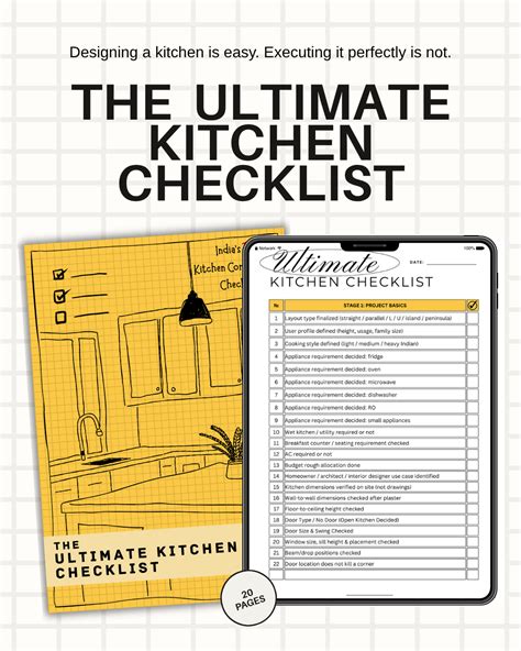 🇮🇳 India’s Only - The Ultimate Kitchen Checklist ™ (E-Book) – Build ...