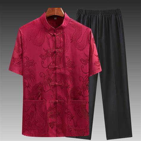 25th birthday tang suit shirt for middle-aged and elderly men | a must-buy for grandpa's ...