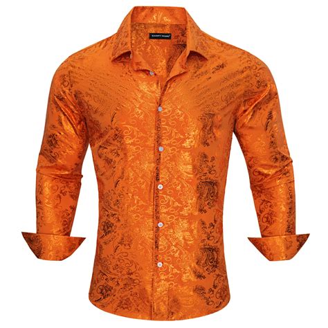 Men's Dress Shirt - Orange