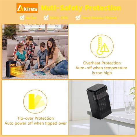 AKIRES 10″ Mini Space Heater,1500W Small Portable India | Ubuy