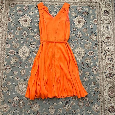 Orange Ann Taylor dress - Depop