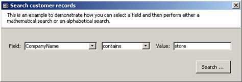 Search Button in Access Form 的图像结果