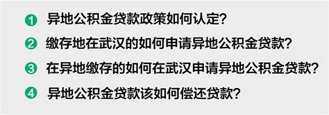 武汉市缴存公积金，如何在异地办理贷款，需要办理哪些手续 - 知乎