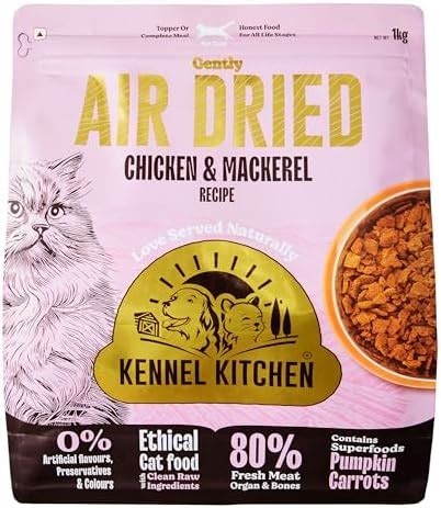 Kennel Kitchen Air Dried Cat Food | 1 Kg | Chicken & Mackerel Recipe ...