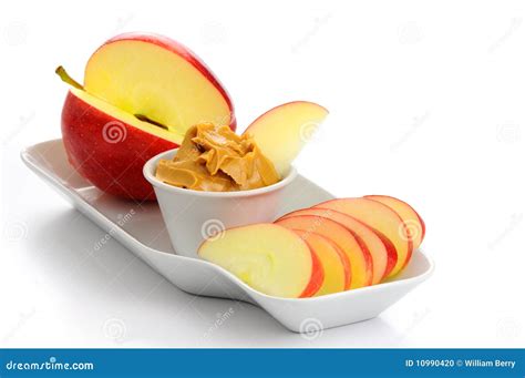 Apples and Peanut Butter stock photo. Image of apple - 10990420