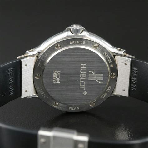 Hublot Classic MDM 1391.5.060 Custom Diamond Set 14K Gold & Steel ...