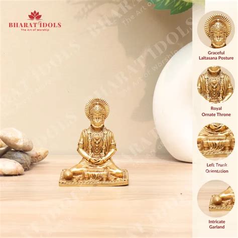 Bharat idols 100% Brass Veer Hanuman Price in India - Buy Bharat idols ...