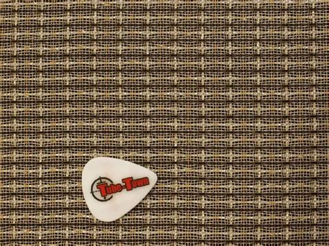 Tube-Town Store - Grillcloth Fender Black-White-Silver AGED - 90 x 90 cm