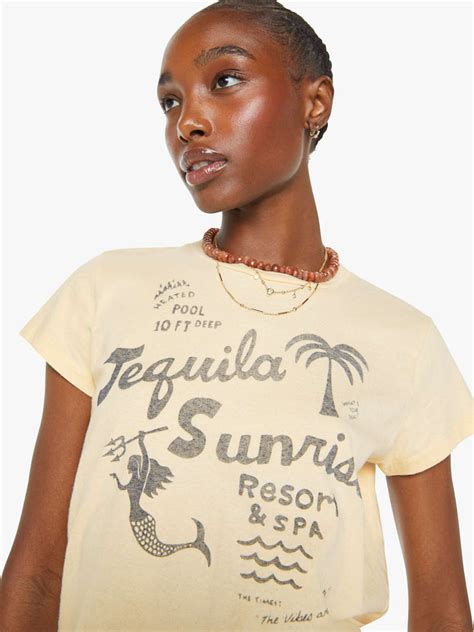 The Boxy Goodie Goodie - Tequila Sunrise Resort | MOTHER DENIM