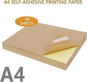 Flipkart.com | True-Ally 30 A4 Sheets Kraft Brown Laser Inkjet ...