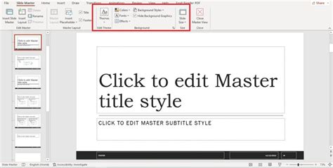 Image result for PowerPoint Master Slide Editable Text