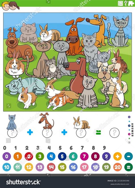 Math Additions Cartoon 的图像结果