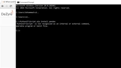 Image result for Install Pandas by Using Comands Prompt