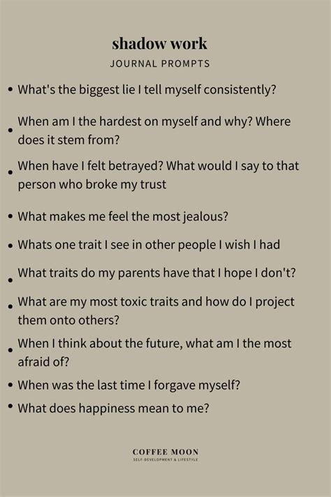 Image result for Shadow Work Addiction Journal Prompts