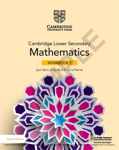 PL E Cambridge Lower Secondary Mathematics Workbook 7 - 2nd Edition ...