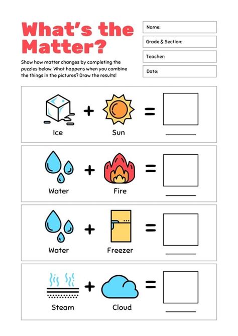 Free Elementary Science Worksheets - Scienceworksheets.net