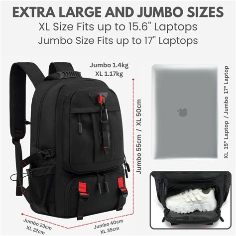 Urban Traveller Extra Large Backpack - XL Expandable with Laptop ...