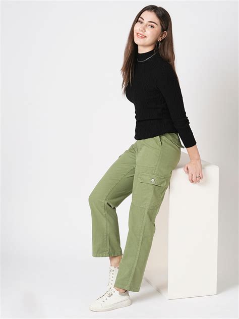 Buy Women High-Rise Cargo | Kraus Jeans