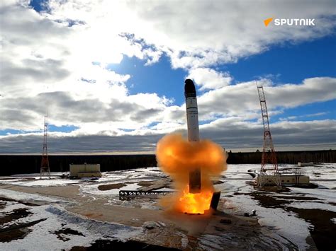 俄罗斯成功试射“萨尔马特”洲际弹道导弹 - 2022年4月21日, 俄罗斯卫星通讯社