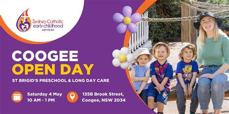 Coogee Open Day at St Brigids Preschool & Long Day Care, 135B Brook St ...