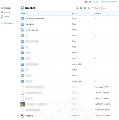 Image result for Dropbox Computer Interface