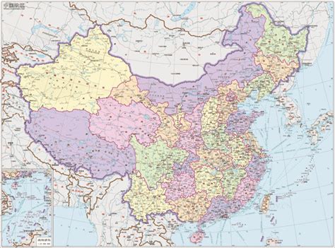 中国省市县级区行政地图高清打印版下载 – 地理沙龙博客