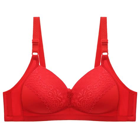 Bigersell No Show Bra Women Solid Color Comfortable Hollow Out Bra ...