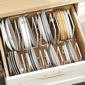 Buy MosQuick® 2Pcs Big & Small Plate Stand, Utensil Stand, and Dish ...