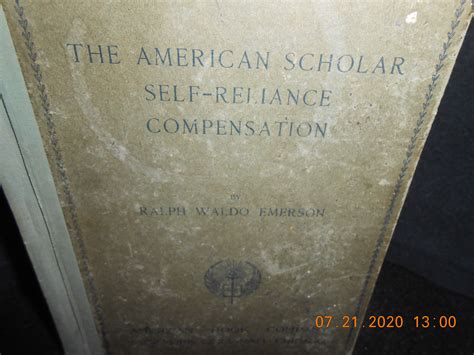 Ralph Waldo Emerson The American Scholar