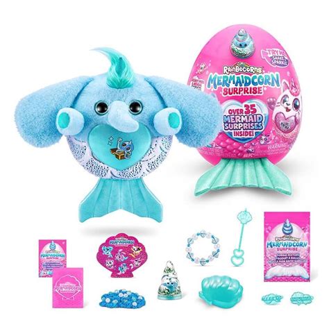 Rainbow'Corns Surprise! Collectible Plush - Mermaid Surprises, Cuddle ...