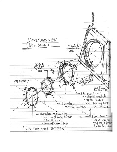 2 Exploded sketch | Michael Ryan Architecture and Design