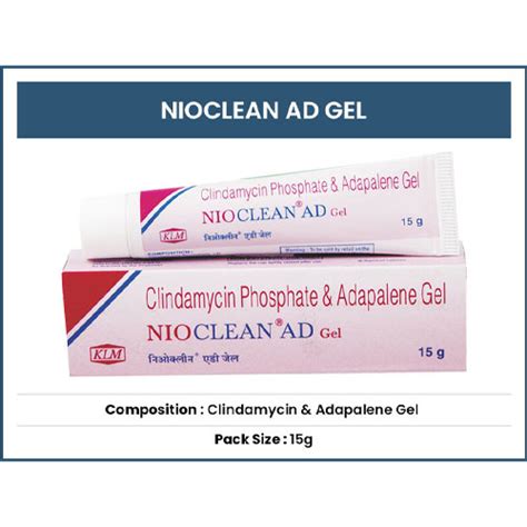 Nioclean AD Gel KLM Laboratories Pvt. Ltd.