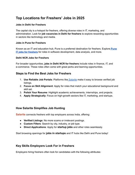 PPT - How to Find the Best Jobs for Freshers in 2025 PowerPoint Presentation - ID:13839115