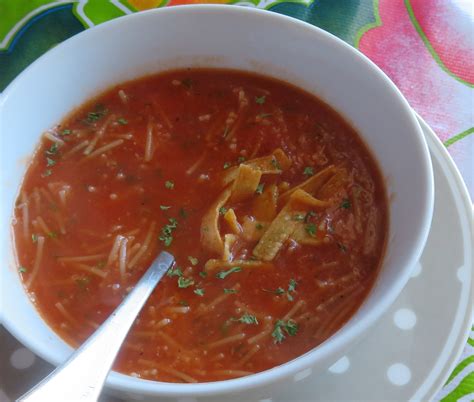 Sopa de Fideos (Mexican Soup) | The English Kitchen